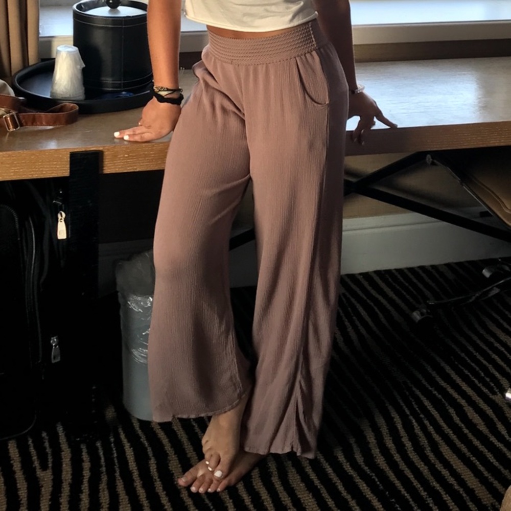 Flowy Baby Pink Pants